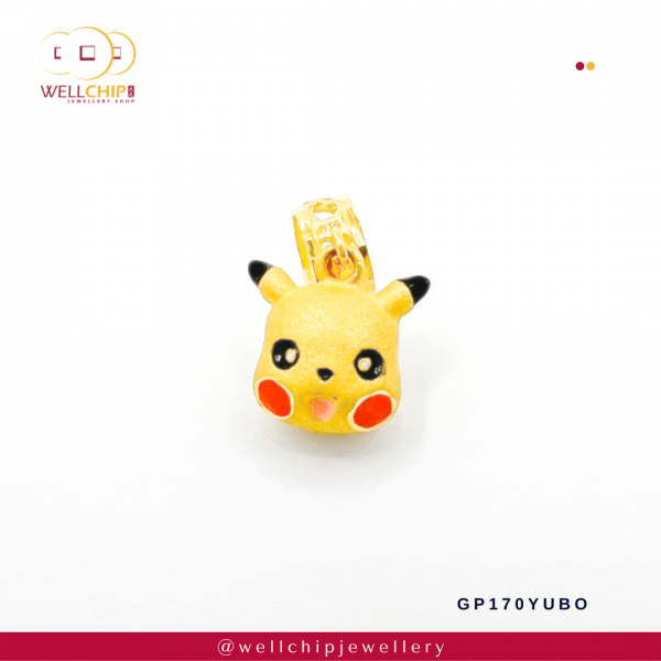 916 Yg Stone Pendant - GP170YUBO - Image 2
