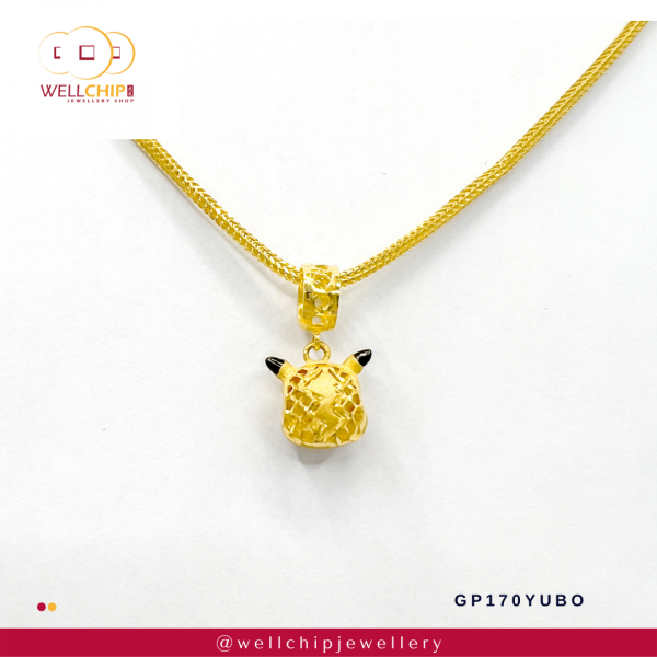 916 Yg Stone Pendant - GP170YUBO - Image 5