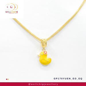916 Gold Pendant - GP170YUEN_EO_EQ