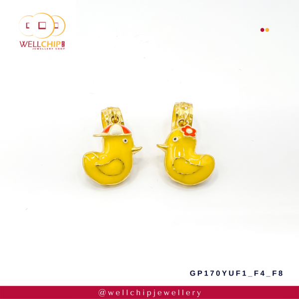 916 Gold Pendant - GP170YUEN_EO_EQ - Image 4