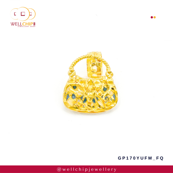 916 Gold Pendant - GP170YUFM_FQ - Image 3