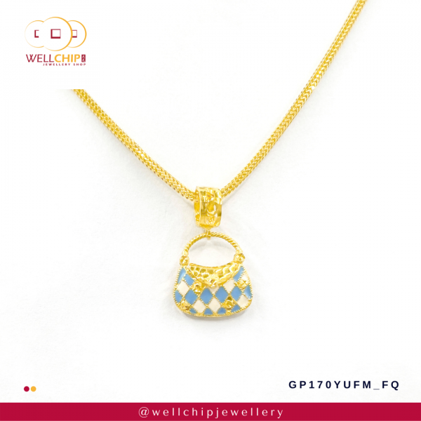 916 Gold Pendant - GP170YUFM_FQ - Image 4