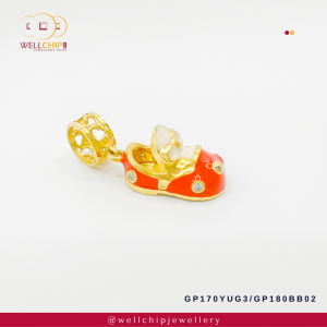 916 Yg Stone Pendant - GP180BB02