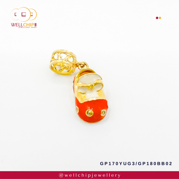 916 Yg Stone Pendant - GP180BB02 - Image 3