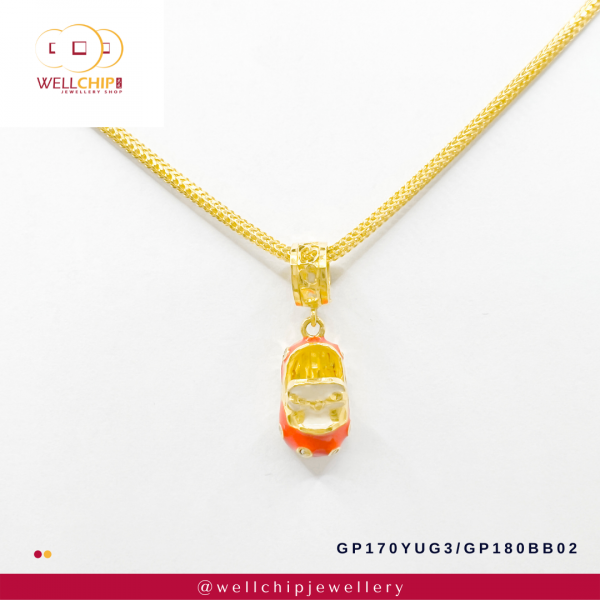 916 Yg Stone Pendant - GP180BB02 - Image 5