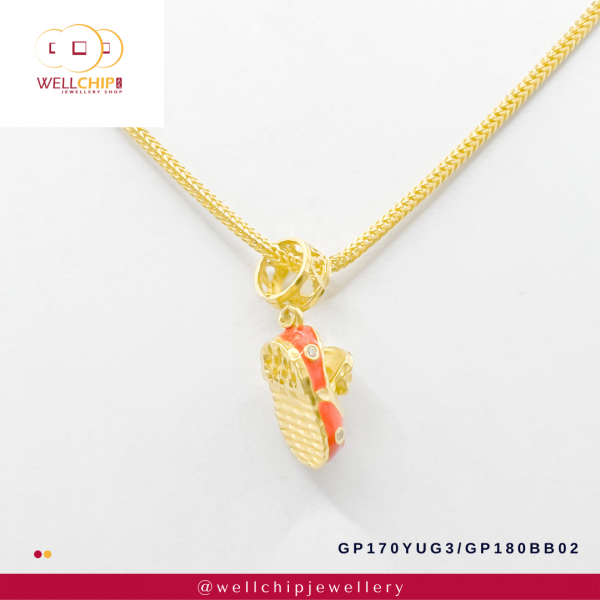 916 Yg Stone Pendant - GP180BB02 - Image 6