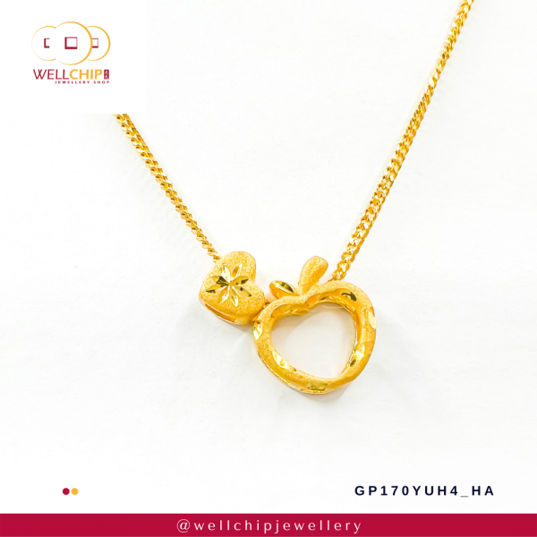 916 Gold Pendant - GP170YUH4_HA - Image 5