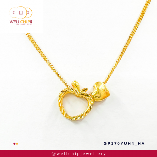 916 Gold Pendant - GP170YUH4_HA - Image 6