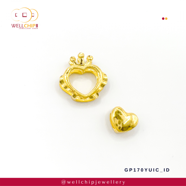 916 Gold Pendant - GP170YUIC_ID - Image 3