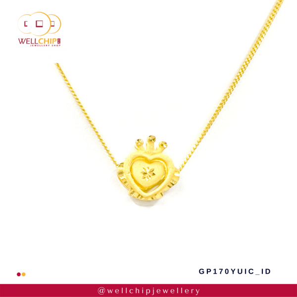 916 Gold Pendant - GP170YUIC_ID - Image 5