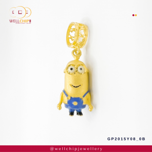 916 Gold Stone Pendant - GP2015Y08_0B