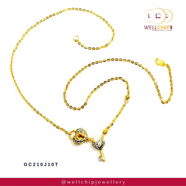 916 Gold Chain - GC210J10T - Image 2