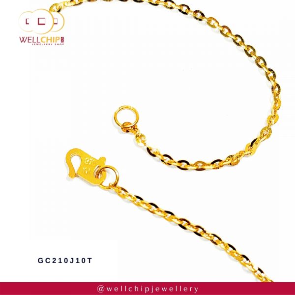 916 Gold Chain - GC210J10T - Image 3