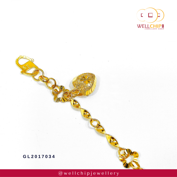 916 Gold Bracelet - GL2017034 - Image 2