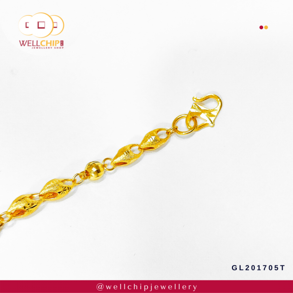 916 Gold Bracelet - GL201705T - Image 3