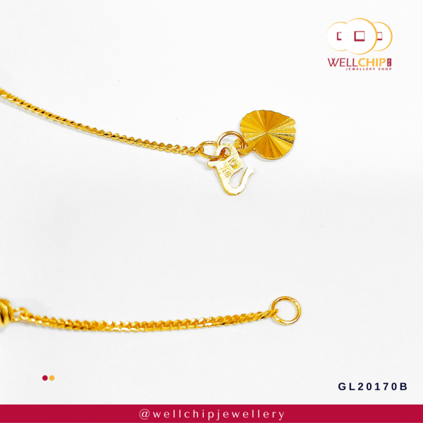 916 Gold Bracelet - GL20170BQ_BU - Image 2