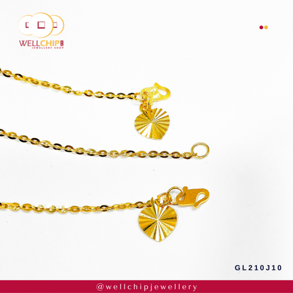 916 Gold Bracelet - GL210J10D_0F_0J - Image 3