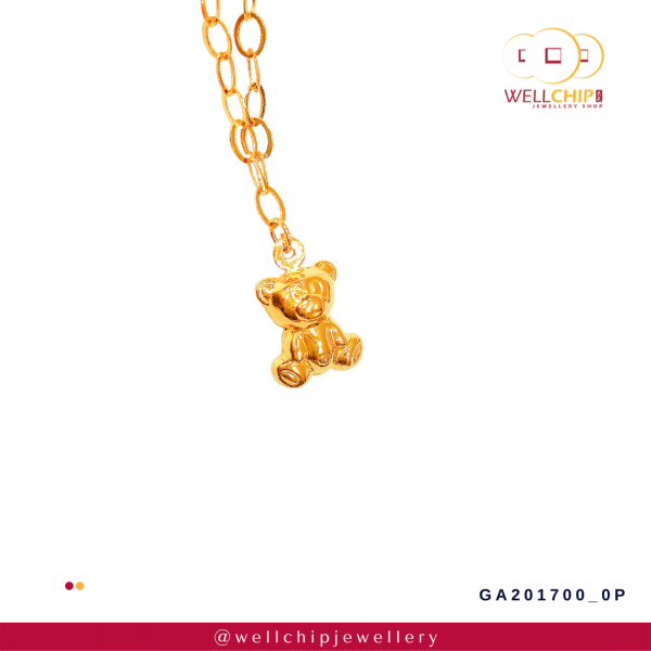 916 Gold Anklet - GA201700O_P - 图片 2
