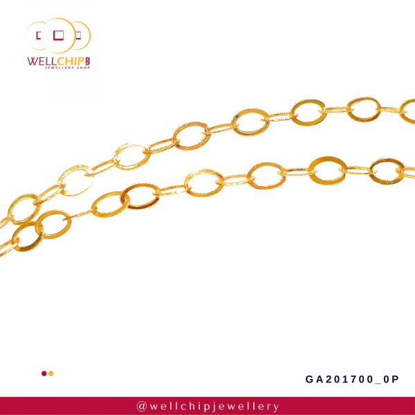 916 Gold Anklet - GA201700O_P - 图片 3