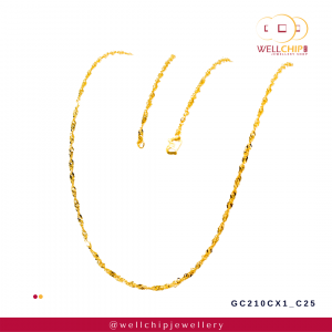 916 Gold Chain - GC210CX12_15_1C