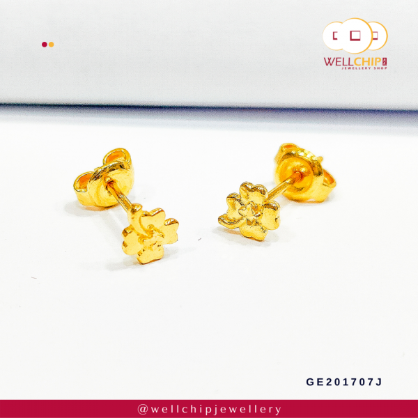 916 Gold Earstud - GE201707J