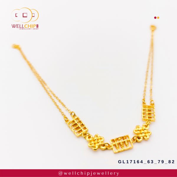 916 Gold Bracelet - GL1716463_79_82 - Image 2