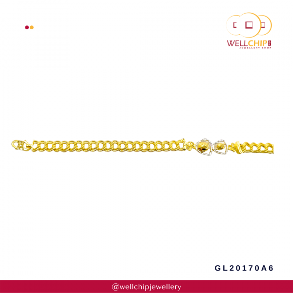 916 Gold Bracelet - GL20170A6 - Image 4