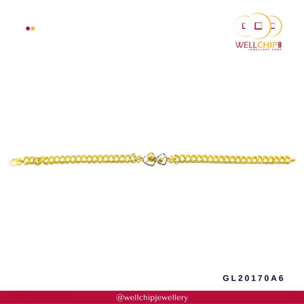 916 Gold Bracelet - GL20170A6 - Image 2