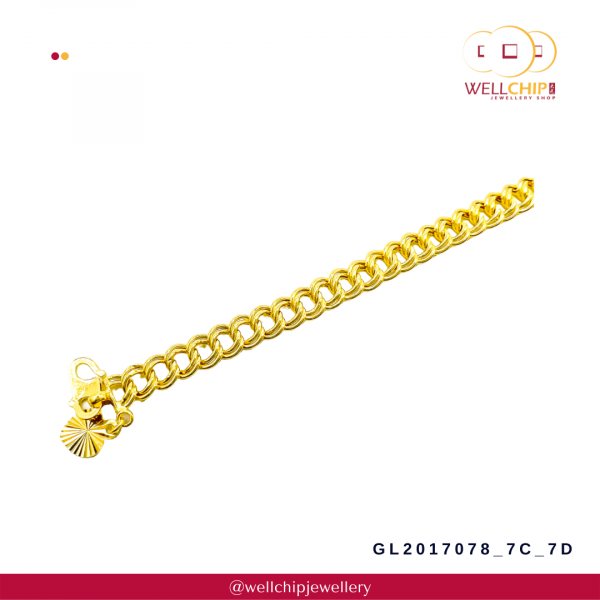 916 Gold Bracelet - GL2017078_7C_7D - Image 3
