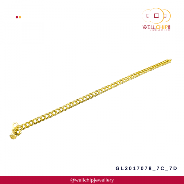916 Gold Bracelet - GL2017078_7C_7D - Image 2