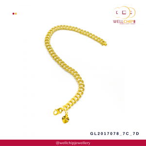 916 Gold Bracelet - GL2017078_7C_7D