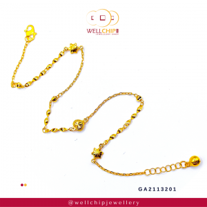 916 Gold Anklet - GA2113201