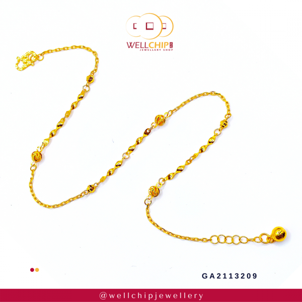 916 Gold Anklet - GA2113209