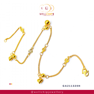 916 Gold Anklet - GA211320H