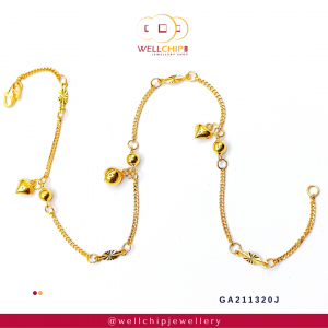 916 Gold Anklet - GA211320J