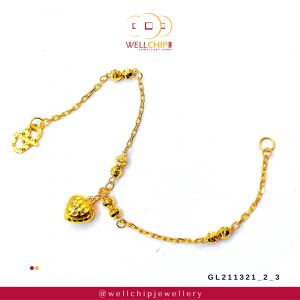916 Gold Baby Bracelet - GL2113212_13