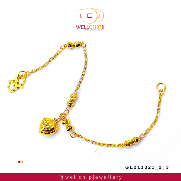 916 Gold Baby Bracelet - GL2113212_13