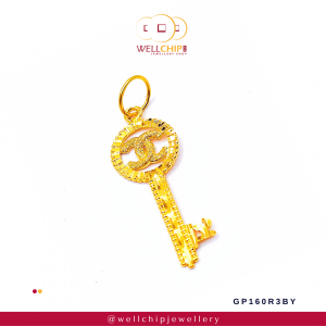 916 Gold Pendant - GP160R3BY