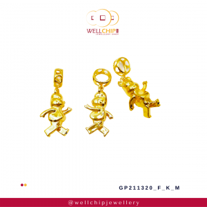 Bearbrick 916 GOLD CHARM (暴力熊)