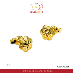 916 Gold earstud