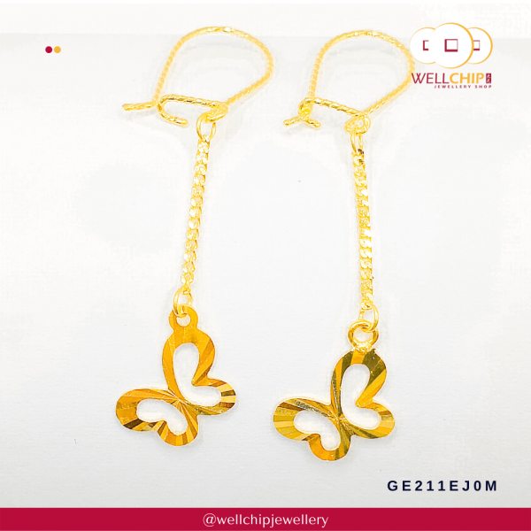 916 Gold Earring - GE211EJ0M