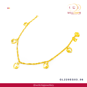 916 Gold Bracelet - GL220EG03_06