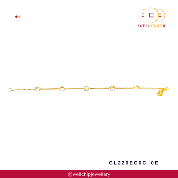 916 Gold Bracelet - GL220EG0C_0E - Image 2