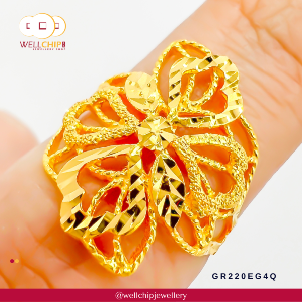 916 Gold Ring - GR220EG4Q - Image 4