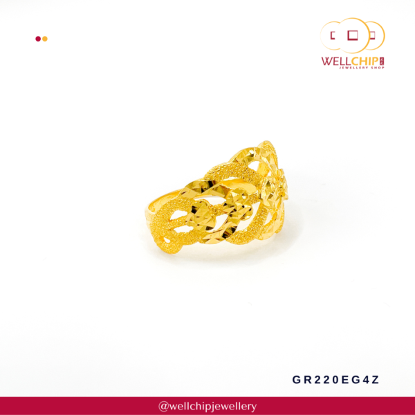 916 Gold Ring - GR220EG4Z - Image 3
