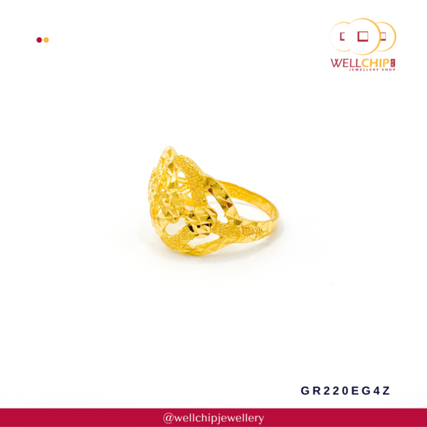 916 Gold Ring - GR220EG4Z - Image 4