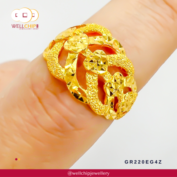 916 Gold Ring - GR220EG4Z - Image 2