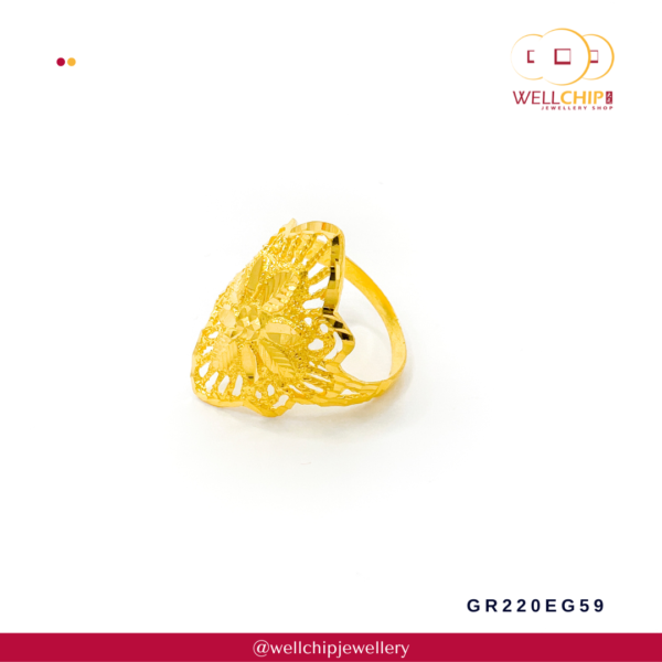 916 Gold Ring - GR220EG59 - Image 2