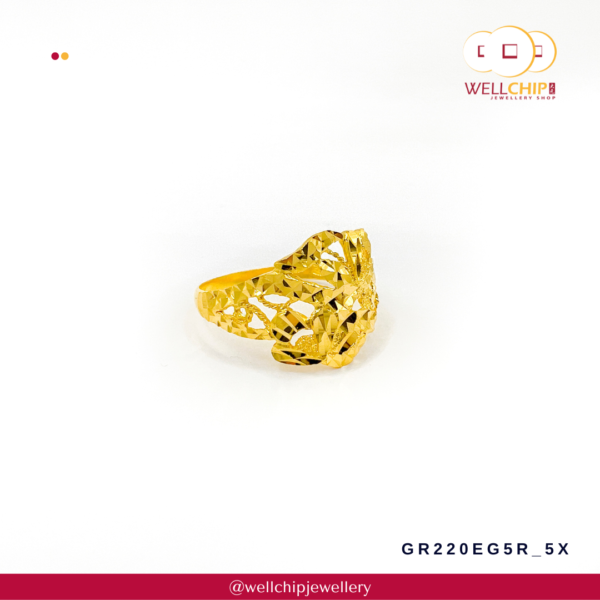 916 Gold Ring - GR220EG5R_5X - Image 2