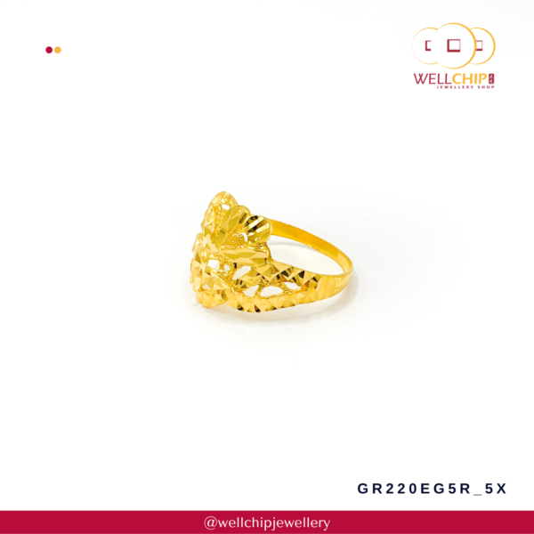916 Gold Ring - GR220EG5R_5X - Image 3